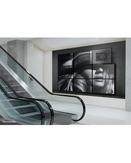 Neomounts WL95-800BL1 uchwyt do tablic informacyjnych 177,8 cm (70") Czarny