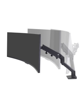 Ergotron HX DESK MONITOR ARM/WITH HD PIVOT MATTE BLACK