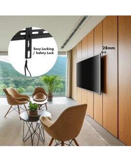 MACLEAN UCHWYT DO TV MAX VESA 400X400, 32-70", 45KG, REG. ODCHYLENIA +0°~-10°, MC-412