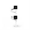 Ergotron LX DUAL STACKING ARM/TALL POLE BWT.