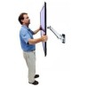 Ergotron INTERACTIVE TV ARM WALLMOUNT/30-55IN 8-18KG MIS-E/F POLISHED