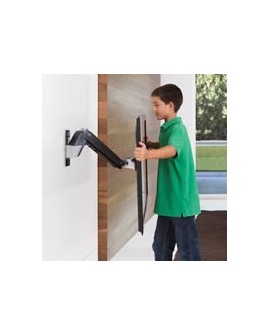 Ergotron INTERACTIVE TV ARM WALLMOUNT/30-55IN 8-18KG MIS-E/F POLISHED