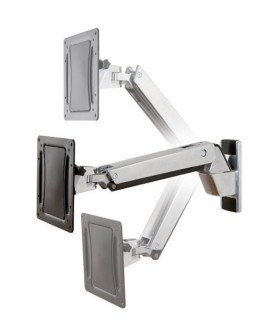 Ergotron INTERACTIVE TV ARM WALLMOUNT/30-55IN 8-18KG MIS-E/F POLISHED