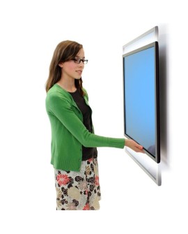 Ergotron 61-113-085 uchwyt / stojak do monitorów 106,7 cm (42") Ściana Czarny