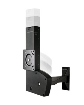 Ergotron 61-113-085 uchwyt / stojak do monitorów 106,7 cm (42") Ściana Czarny