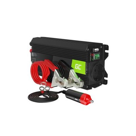 Green Cell power falownik do 24V to 230V 500W/1000W modyfikowana sinusoida