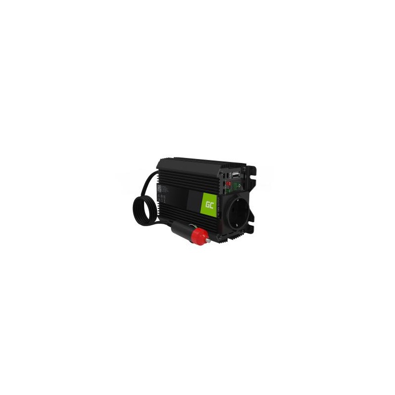 Green Cell power falownik do 12V to 230V 150W/300W modyfikowana sinusoida