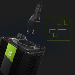 Green Cell power falownik do 12V to 230V 150W/300W modyfikowana sinusoida