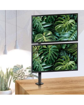 MACLEAN UCHWYT DO MONITORAMAX VESA 100X100, 13-27", 9KG, PODWÓJNY MC-967