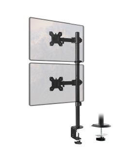 MACLEAN UCHWYT DO MONITORAMAX VESA 100X100, 13-27", 9KG, PODWÓJNY MC-967