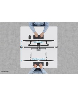 Neomounts DS70-810BL2 uchwyt / stojak do monitorów 81,3 cm (32") Biurko Czarny