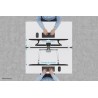 Neomounts DS70-810BL2 uchwyt / stojak do monitorów 81,3 cm (32") Biurko Czarny