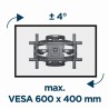 Gembird WM-75ST-01 Regulowany uchwyt ścienny do telewizora (obrót i pochylenie), 32”-75” (45 kg)