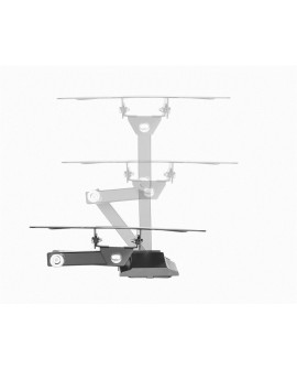 GEMBIRD UCHWYT ŚCIENNY LCD 23"-42" VESA MAX 200 X 200MM, DO 20KG