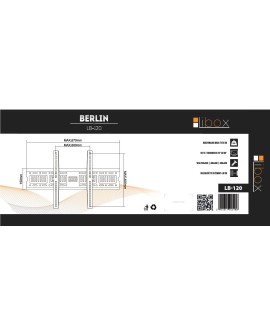 Uchwyt ścienny do telewizora Libox Berlin LB-120 (ścienne 37" - 70" max. 50kg)