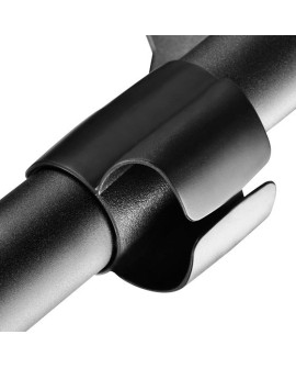 Silverstone ARM24BS uchwyt / stojak do monitorów 61 cm (24") Pręt Czarny