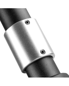 Silverstone ARM24BS uchwyt / stojak do monitorów 61 cm (24") Pręt Czarny