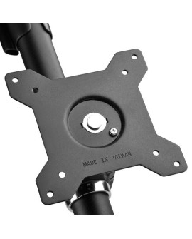 Silverstone ARM24BS uchwyt / stojak do monitorów 61 cm (24") Pręt Czarny