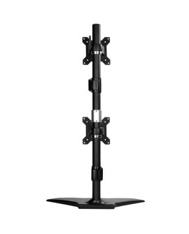 Silverstone ARM24BS uchwyt / stojak do monitorów 61 cm (24") Pręt Czarny