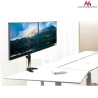 Uchwyt biurkowy do 2 monitorów Maclean MC-714 (biurkowy, Obrotowy, Uchylny - 27" max. 8kg)