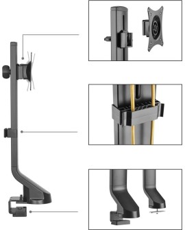 Uchwyt biurkowy do monitora Maclean MC-853 (biurkowy 17" - 32" max. 8kg)
