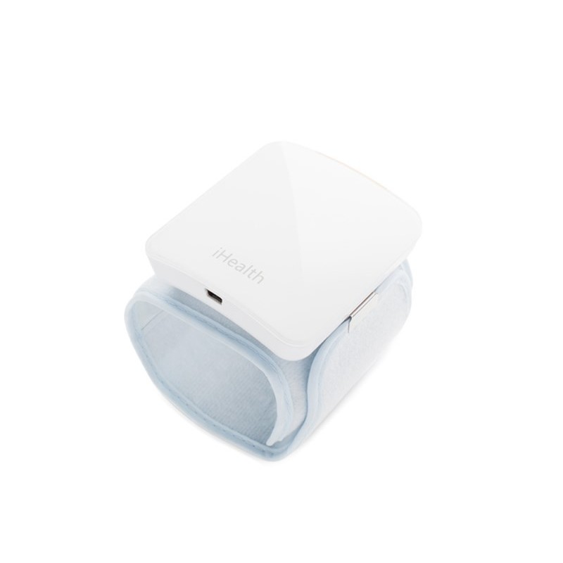 iHealth Wrist Blood Pressure Monitor BP7S Weight 105 g White Wireless Blood pressure readings are stored on the secure, free,
