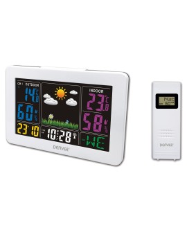 Denver WS-540WHITE cyfrowa stacja meteorologiczna Biały AC/Bateria