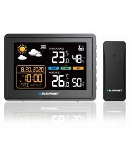 BLAUPUNKT Stacja pogodowa z czujnikiem zewnętrznym WS30BK