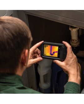 FLIR KAMERA TERMOWIZYJNA Z TECHNOLOGIĄ POPRAWY OBRAZU MSX WI-FI I ŁĄCZNOŚCIĄ W CHMURZE, 128X96PX, DO 300STC, FOV 53,6ST, C3-X