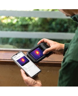 FLIR KAMERA TERMOWIZYJNA Z TECHNOLOGIĄ POPRAWY OBRAZU MSX WI-FI I ŁĄCZNOŚCIĄ W CHMURZE, 128X96PX, DO 300STC, FOV 53,6ST, C3-X