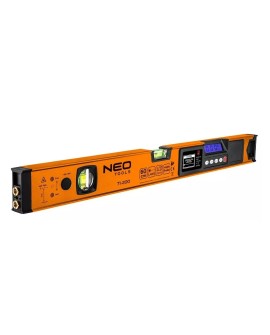 Poziomica Neo Tools z wyświetlaczem elektronicznym i wskaźnikiem laserowym 60 cm