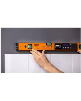 Poziomica Neo Tools z wyświetlaczem elektronicznym i wskaźnikiem laserowym 60 cm