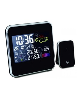 TERMOMETR ELEKTRONICZNY ZEW./WEW. KOLOROWY WYŚWIETLACZ LCD