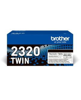 Brother TN-2320TWIN kaseta z tonerem 1 szt. Oryginalny Czarny