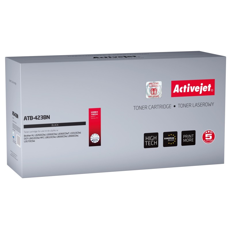 Activejet ATB-423BN Toner (zamiennik Brother TN-423BK Supreme 6500 stron czarny)
