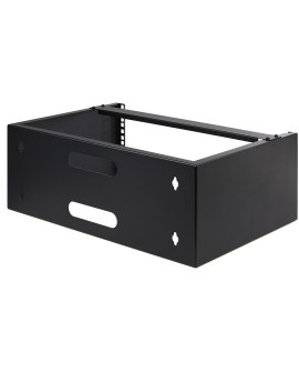 StarTech.com WALLMOUNT4 stojak 4U Szafa wisząca Czarny