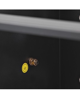 StarTech.com WALLMOUNT4 stojak 4U Szafa wisząca Czarny