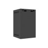 Szafa rack Lanberg WF10-2309-10B (9U 462mm / 280mm / 310 mm wisząca Szklane 10" kolor czarny)