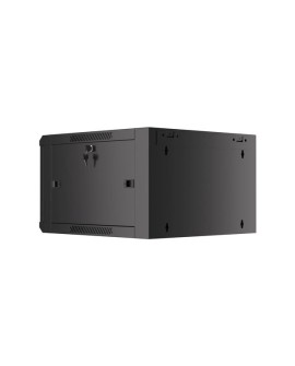 LANBERG SZAFA WISZĄCA 19" 6U 570X600 SZYBKI MONTAŻ (CZARNA, FLAT PACK) WFFA-5606-10B