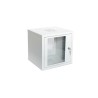 DIGITUS CL-10 Szafa sieciowa wisząca 10" 6U rack 315x300, niedzielona, przeszklone drzwi, złożona, 30kg, szara