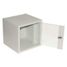 DIGITUS CL-10 Szafa sieciowa wisząca 10" 6U rack 315x300, niedzielona, przeszklone drzwi, złożona, 30kg, szara