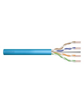 Digitus Kabel instalacyjny kat.6A, U/UTP, Dca, AWG 23/1, LSOH, 500m, niebieski, szpula