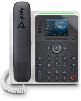 POLY Telefon IP Edge E220 z obsługą funkcji PoE