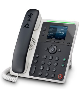 POLY Telefon IP Edge E220 z obsługą funkcji PoE