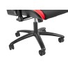 GENESIS SX77 Fotel dla gracza Obite siedzisko Czarny, Czerwony
