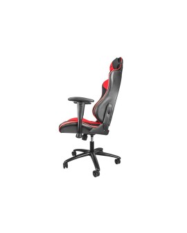 GENESIS SX77 Fotel dla gracza Obite siedzisko Czarny, Czerwony