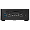 MSI Cubi NUC 1M-003EU i3-100U 8GB SSD512GB Intel UHD Graphics AX211 WiFi 6E Windows 11 Pro Black