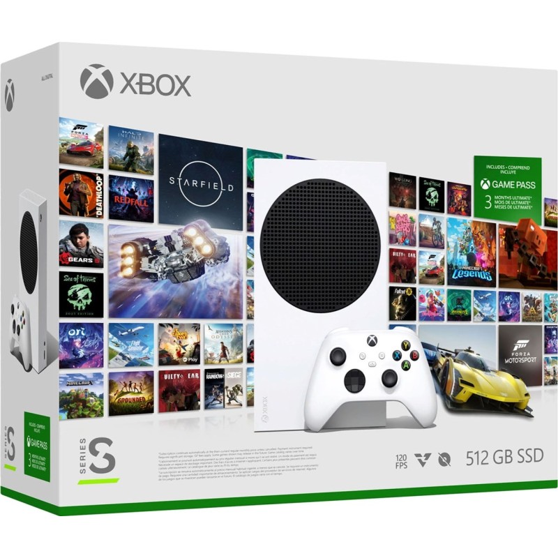 CONSOLE XBOX SERIES S 512GB/RRS-00152 MICROSOFT