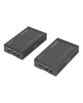 Extender HDMI do 70m po Cat.5e UHDHDBaseT 4K 30Hz 3D HDCP 2.2 z IR, audio (zestaw)