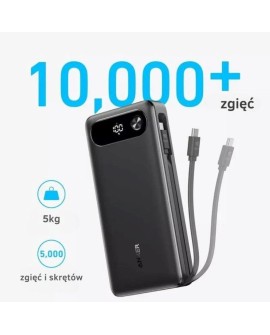 Powerbank Anker 20000mAh 87W z wbudowanym złączem USB-C czarny